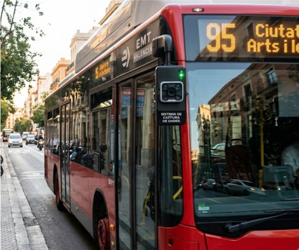 Cámara IA en Autobús